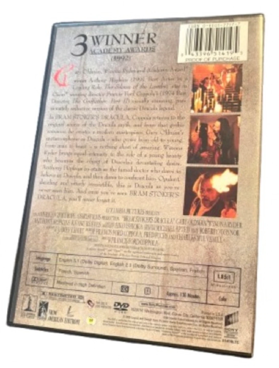Bram Stoker’s Dracula DVD — Francis Ford Coppola - photo 2