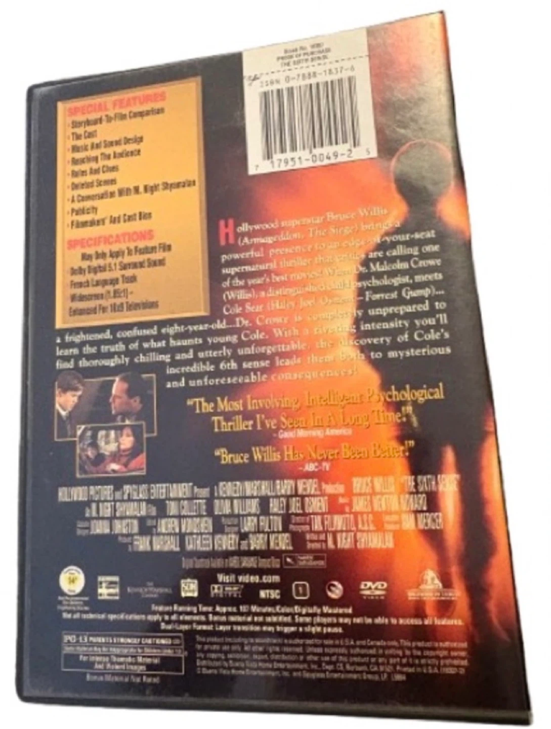 The Sixth Sense DVD — Collector’s Edition Series - photo 2