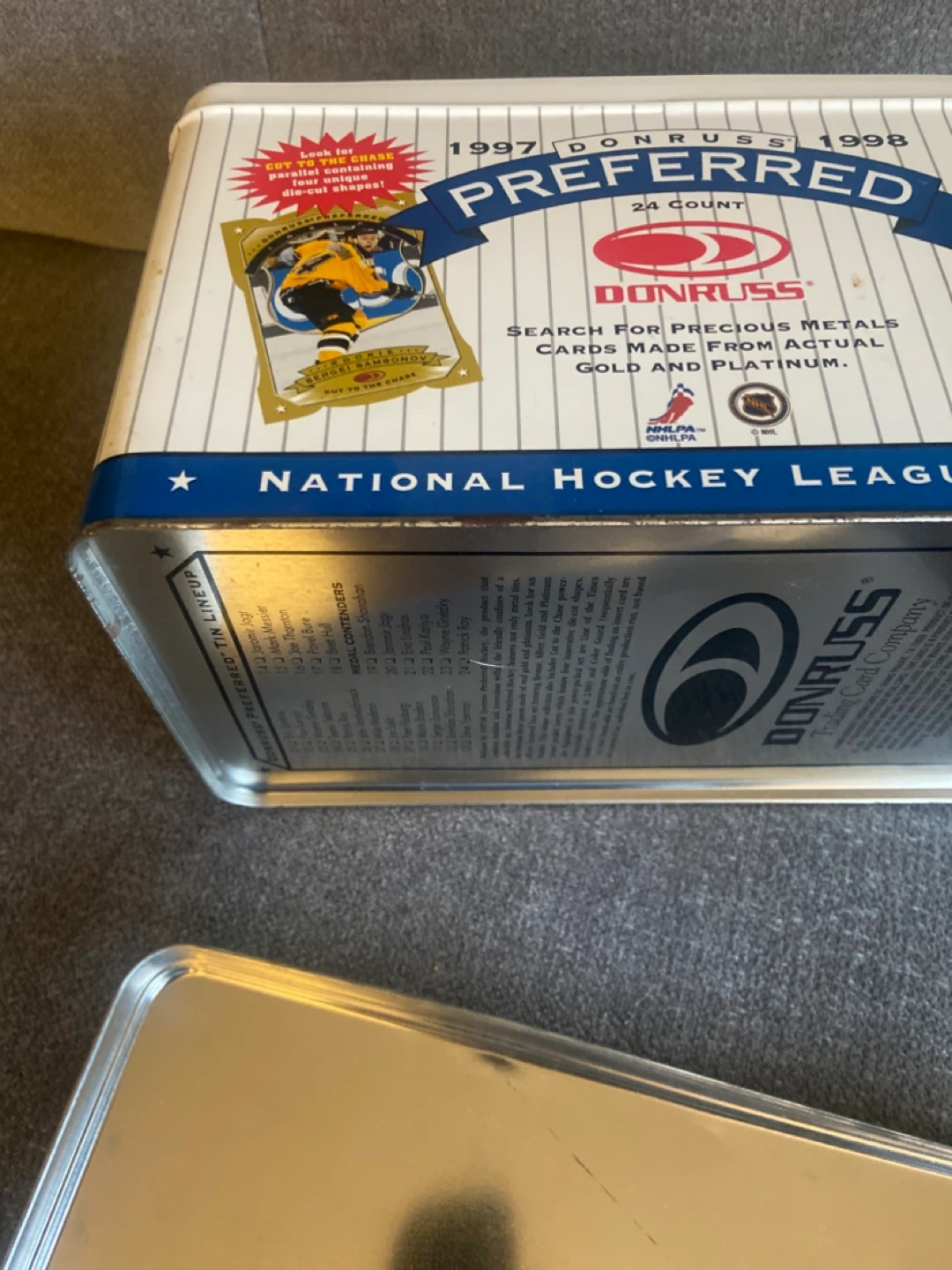 Bundle of Hockey Cards and Card Supplies and Collectors Tin - photo 4