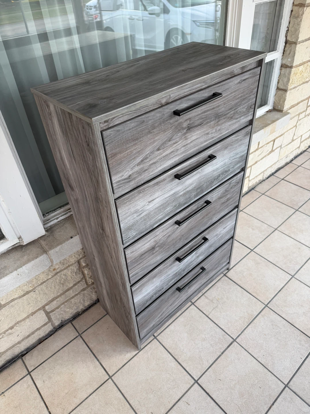 5-Drawer Tall Dresser Chest - photo 3