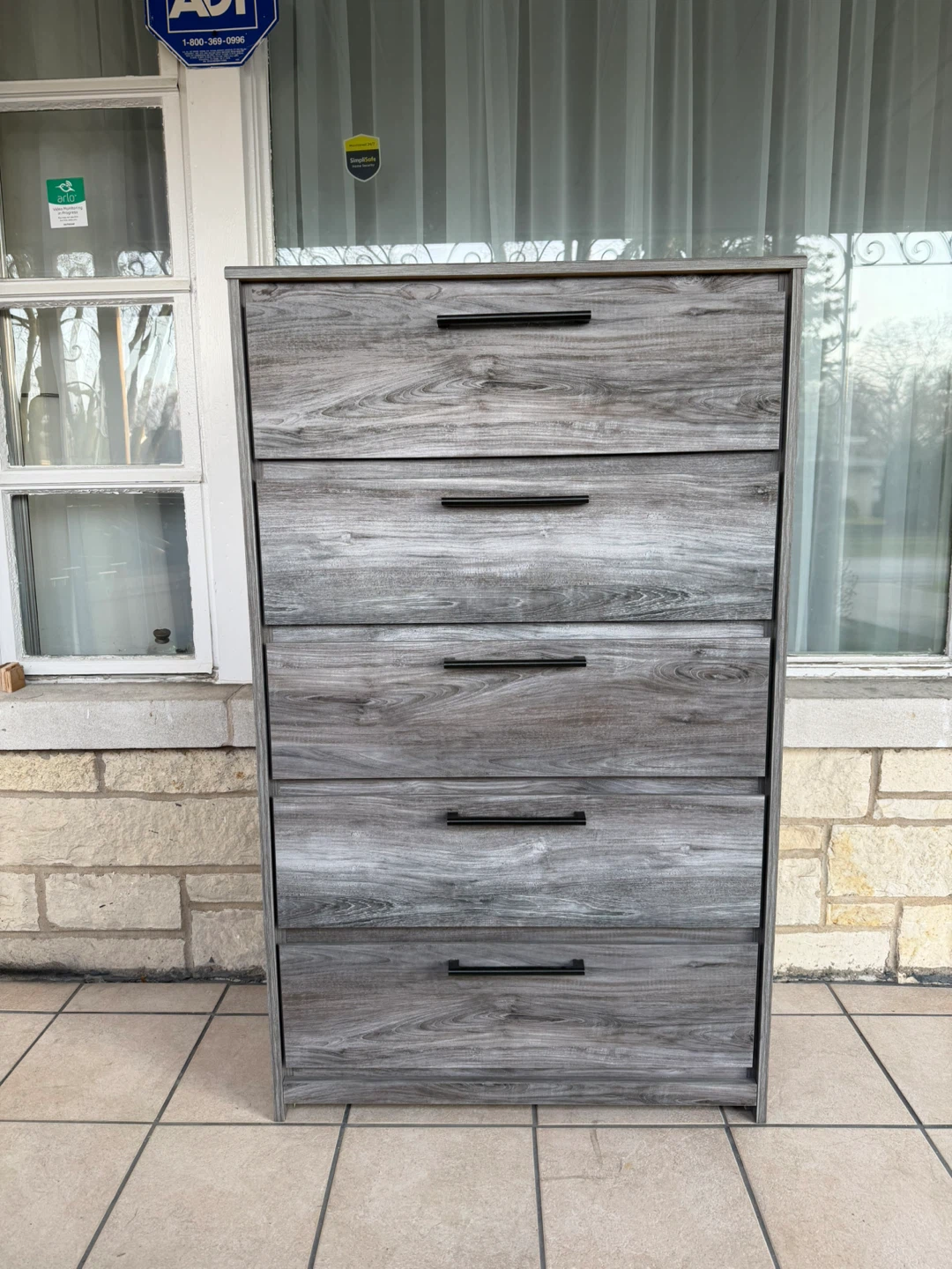 5-Drawer Tall Dresser Chest