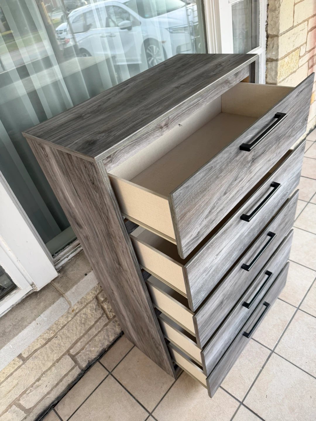 5-Drawer Tall Dresser Chest - photo 5