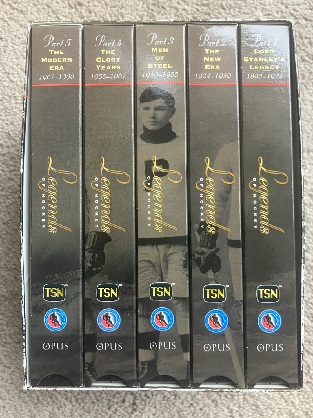 Legends of Hockey 5-Part VHS Series - photo 2