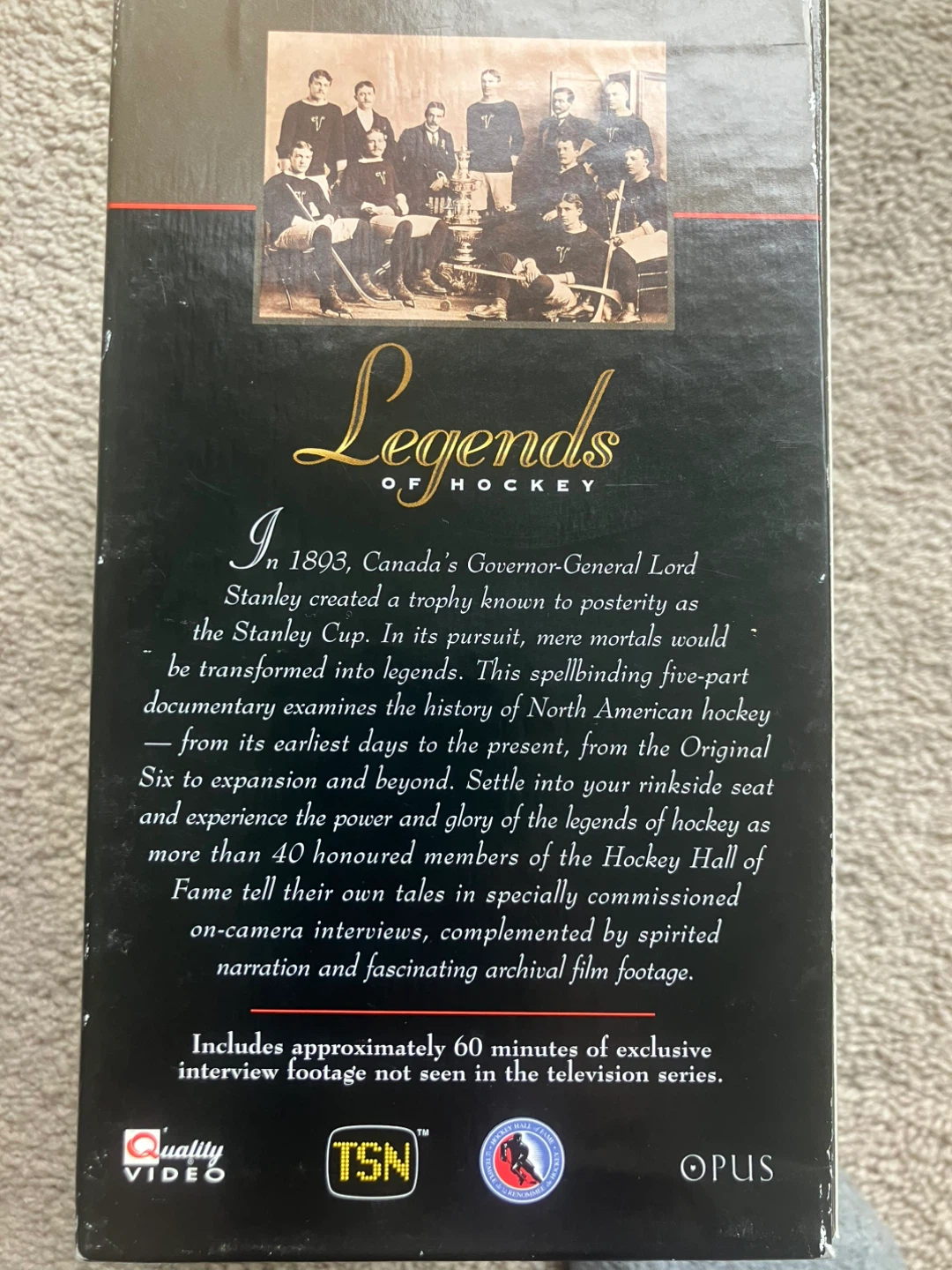 Legends of Hockey 5-Part VHS Series - photo 3