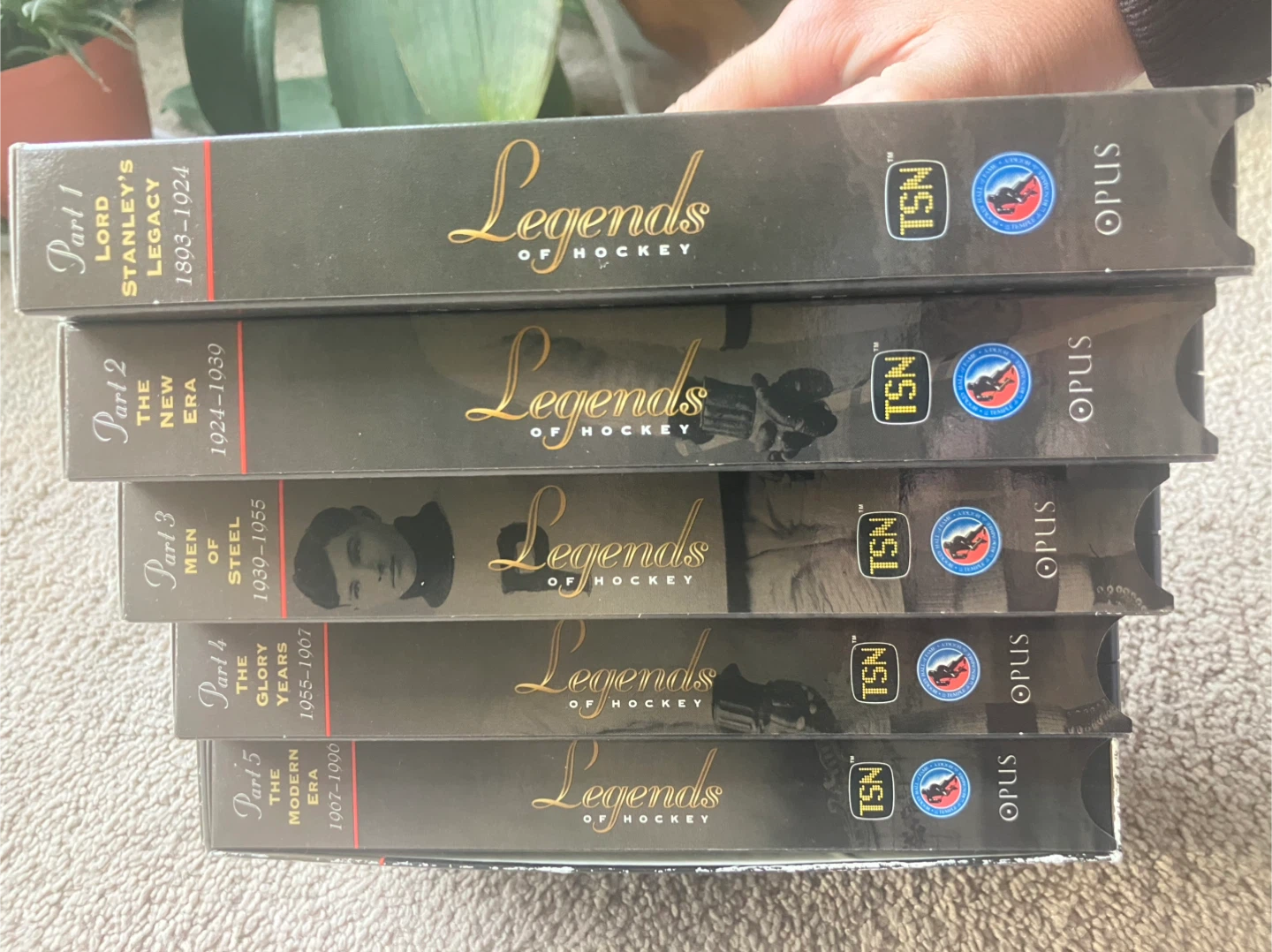 Legends of Hockey 5-Part VHS Series - photo 4