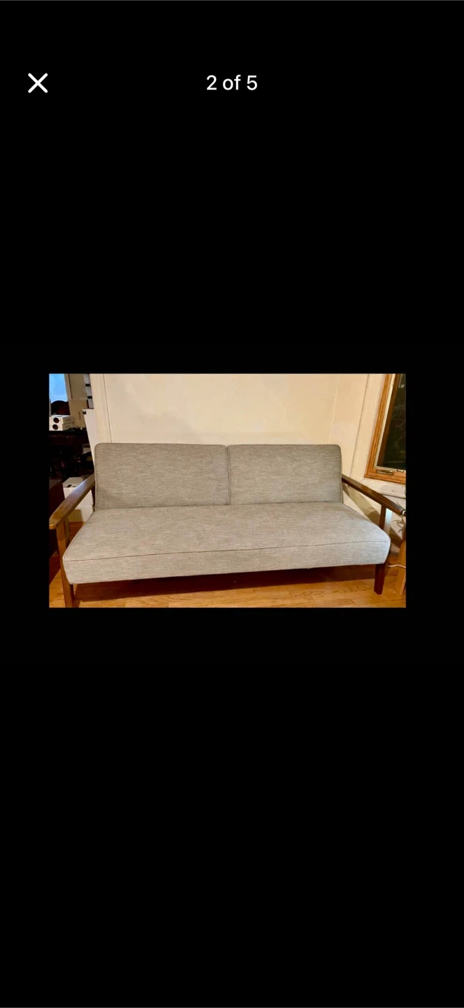 World market .Mid century sofa/sleeper. $100 firm - photo 2