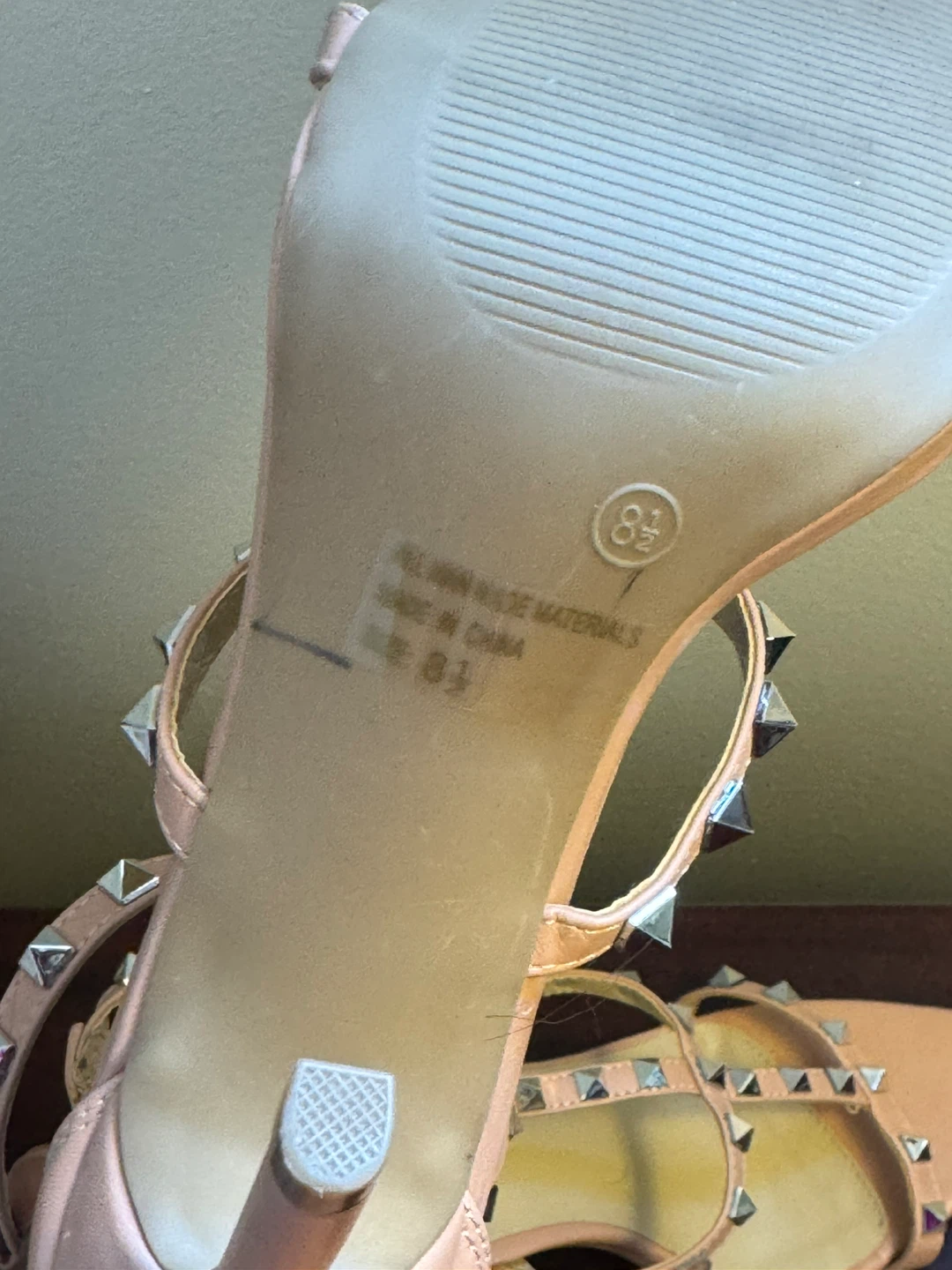 Wild Diva Pink Studded Stiletto Heels Size 8.5 - photo 4