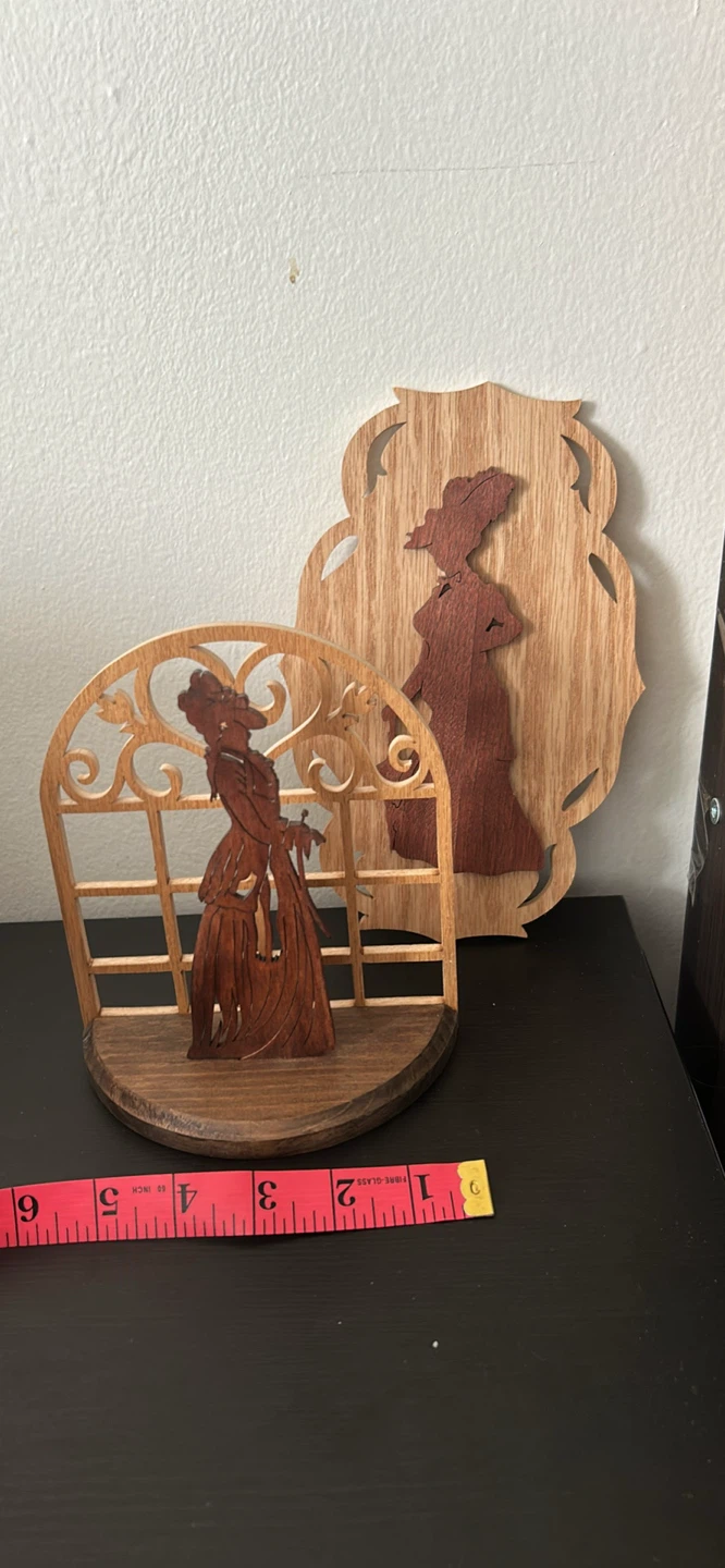 Wooden Silhouette Decorative Pieces