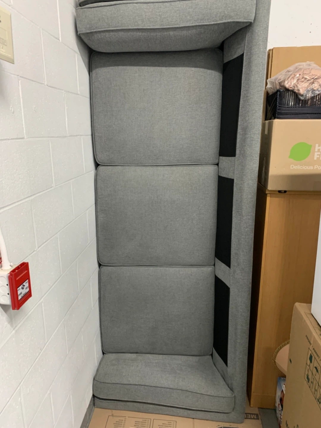 Grey Fabric Sofa Seating