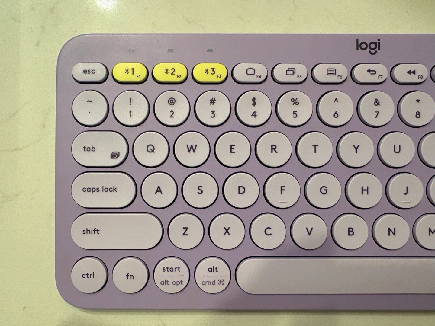 Logitech K380 Multi-Device Bluetooth Keyboard - Lavender - photo 2