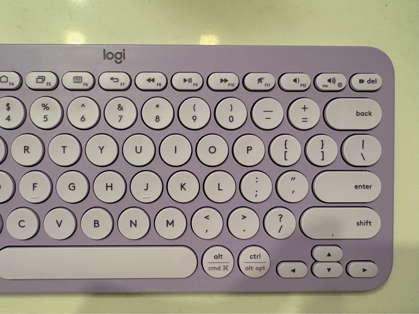 Logitech K380 Multi-Device Bluetooth Keyboard - Lavender - photo 3