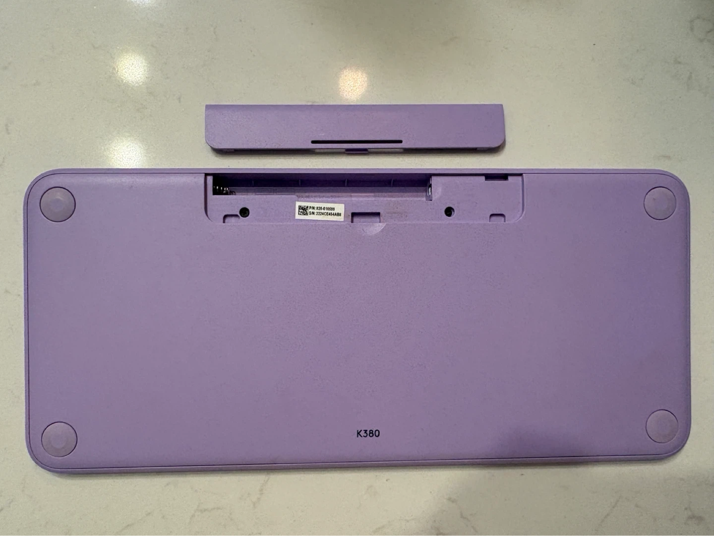 Logitech K380 Multi-Device Bluetooth Keyboard - Lavender - photo 5