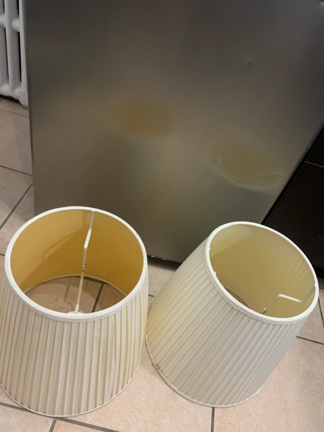 Set of 2 beige Lampshades - photo 2