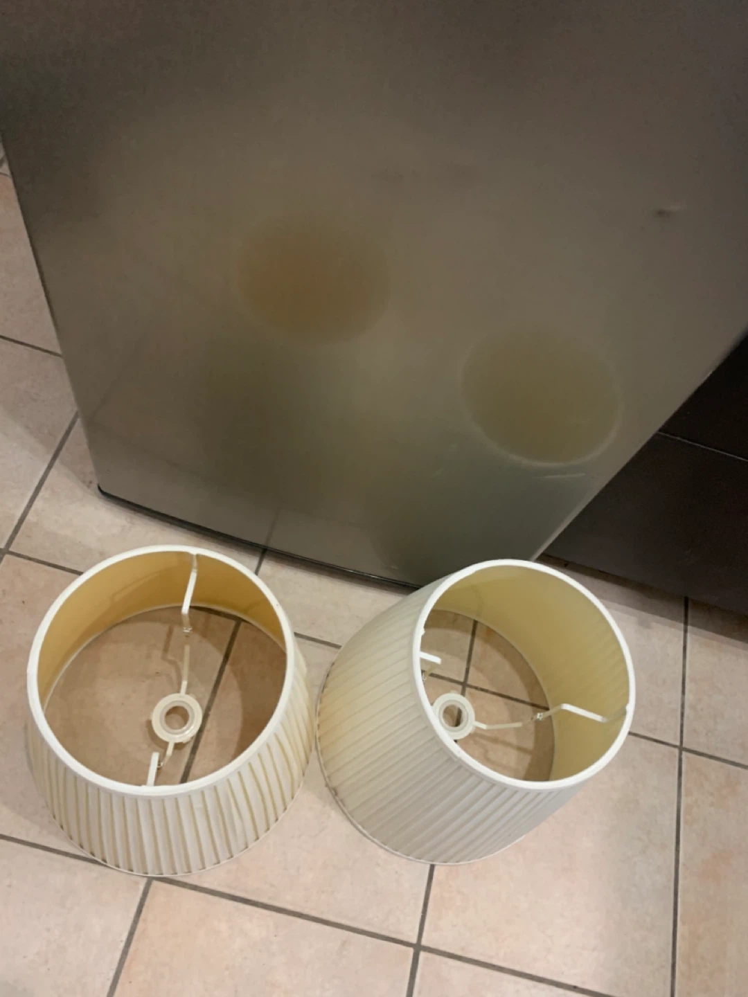 Set of 2 beige Lampshades - photo 3