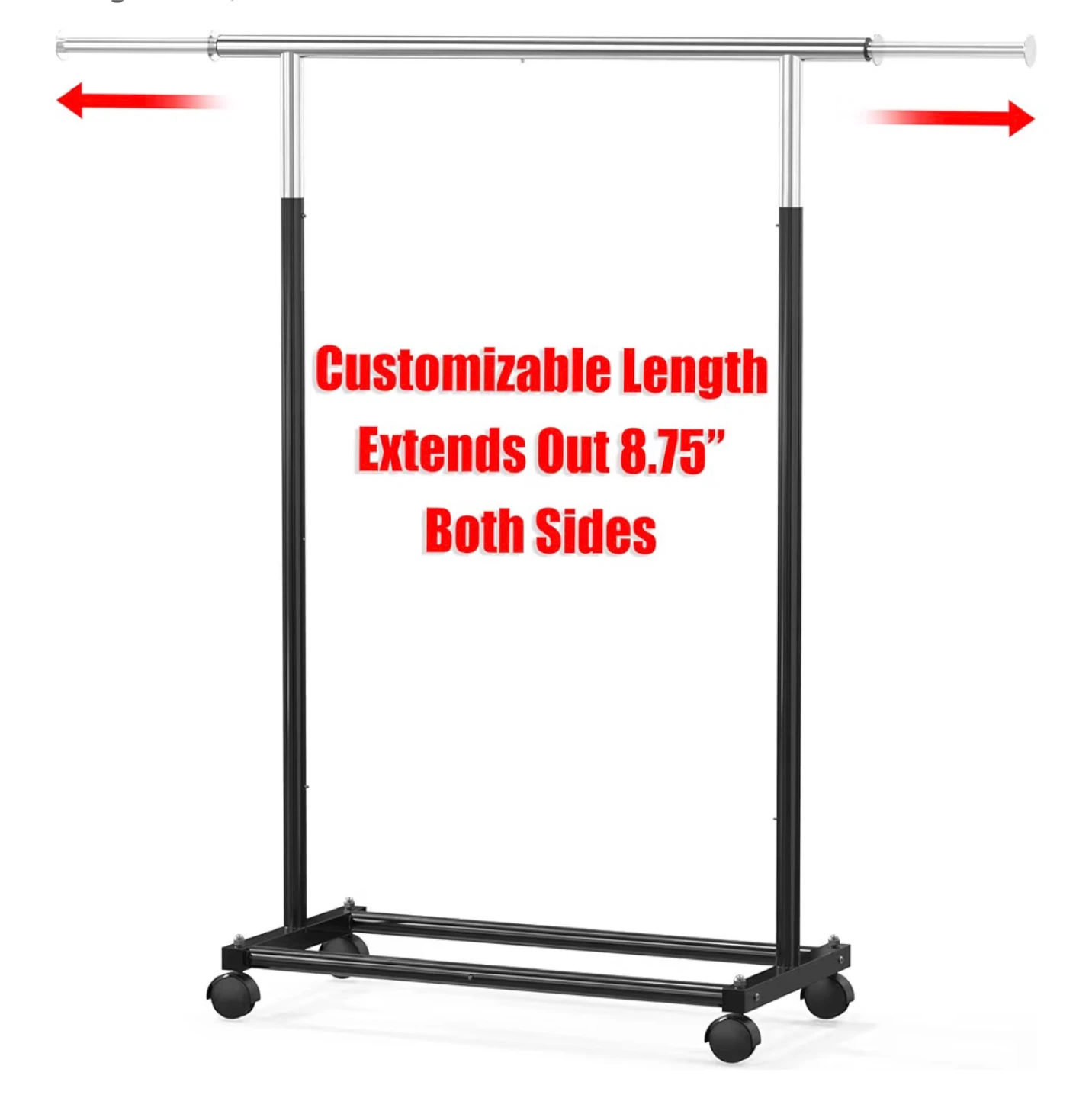 Simple Houseware Rolling Garment Rack - photo 4