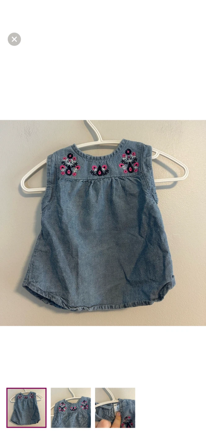 Carter's Baby Girls Denim Dress