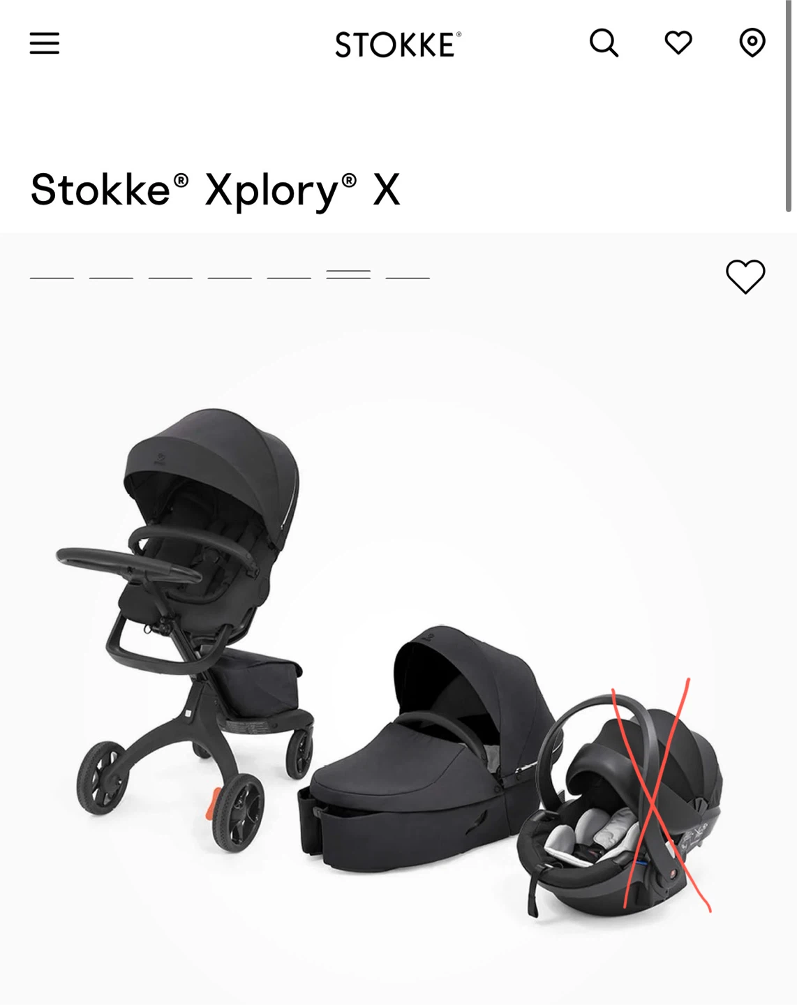 Stokke Xplory Stroller Set - Black - photo 3