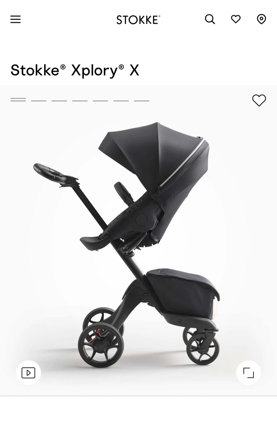 Stokke Xplory Stroller Set - Black - photo 2