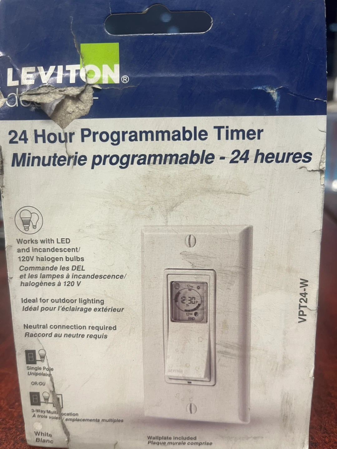 Leviton 24 Hour Programmable Timer