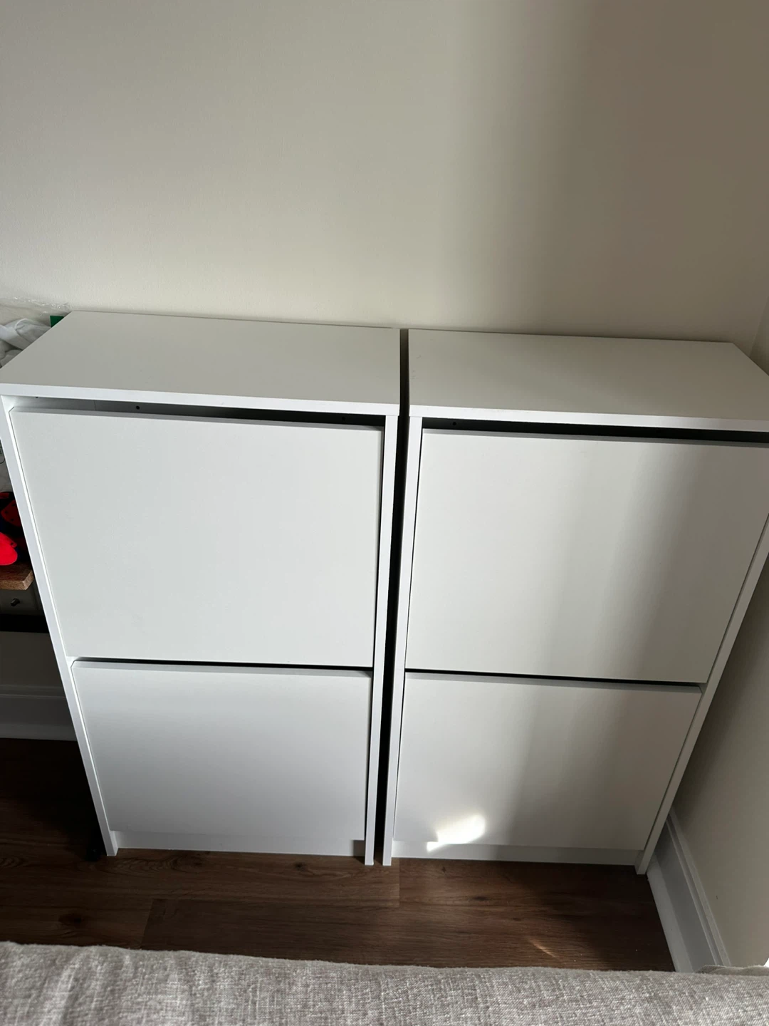 IKEA BASSIS White Shoe Cabinet Storage Organizer