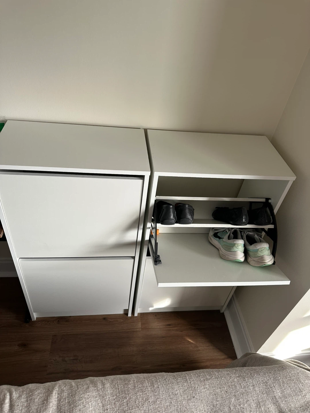 IKEA BASSIS White Shoe Cabinet Storage Organizer - photo 2