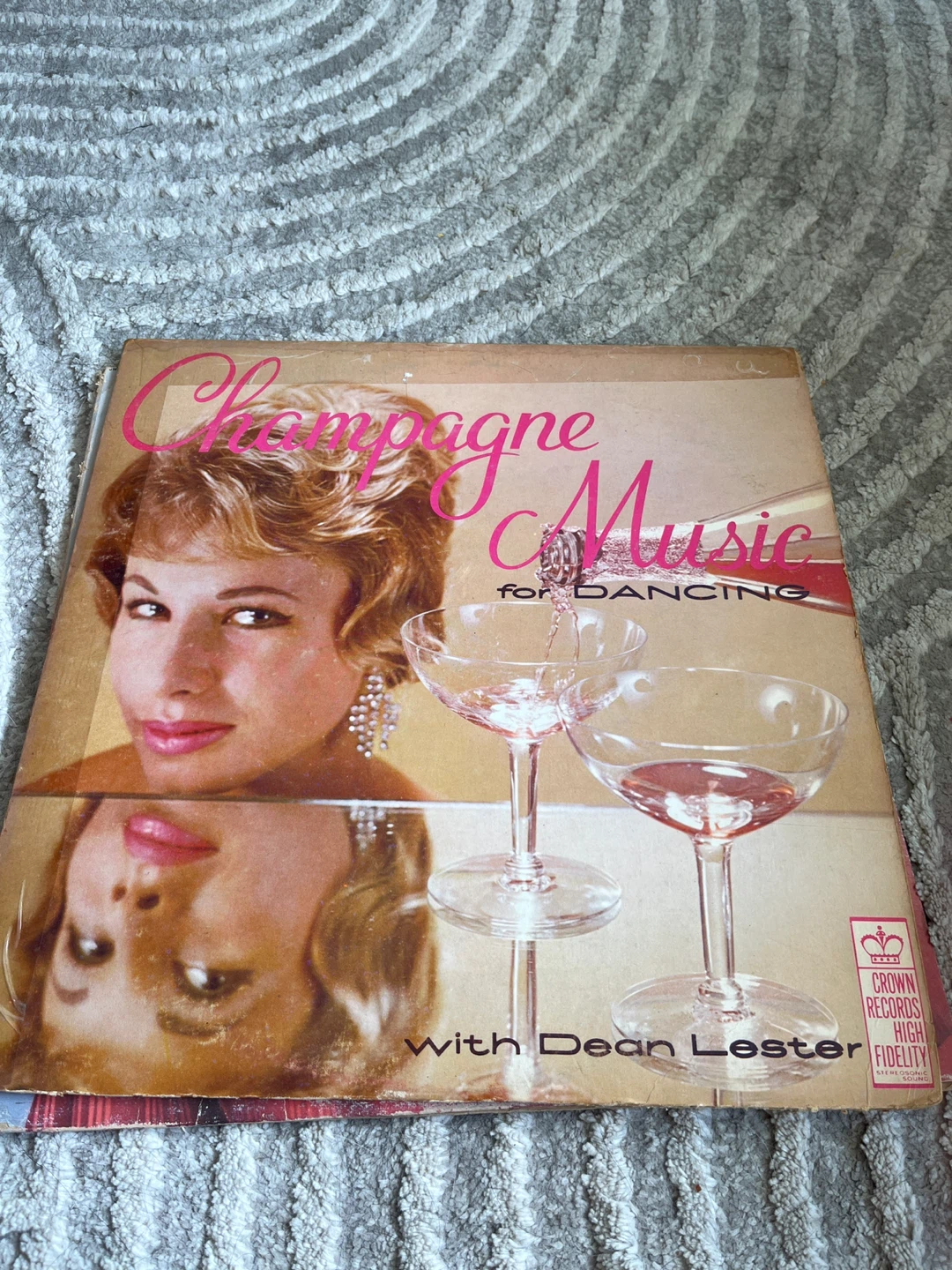 Champagne Music for Dancing Vinyl Record with Dean Lester