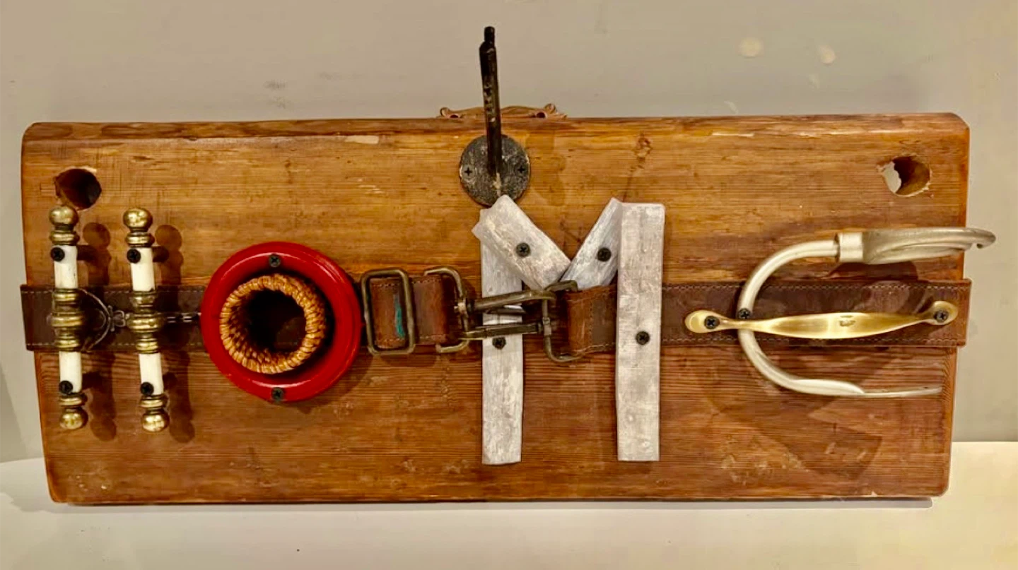 Decorative HOME Assemblage Sign  Artwork 🏠