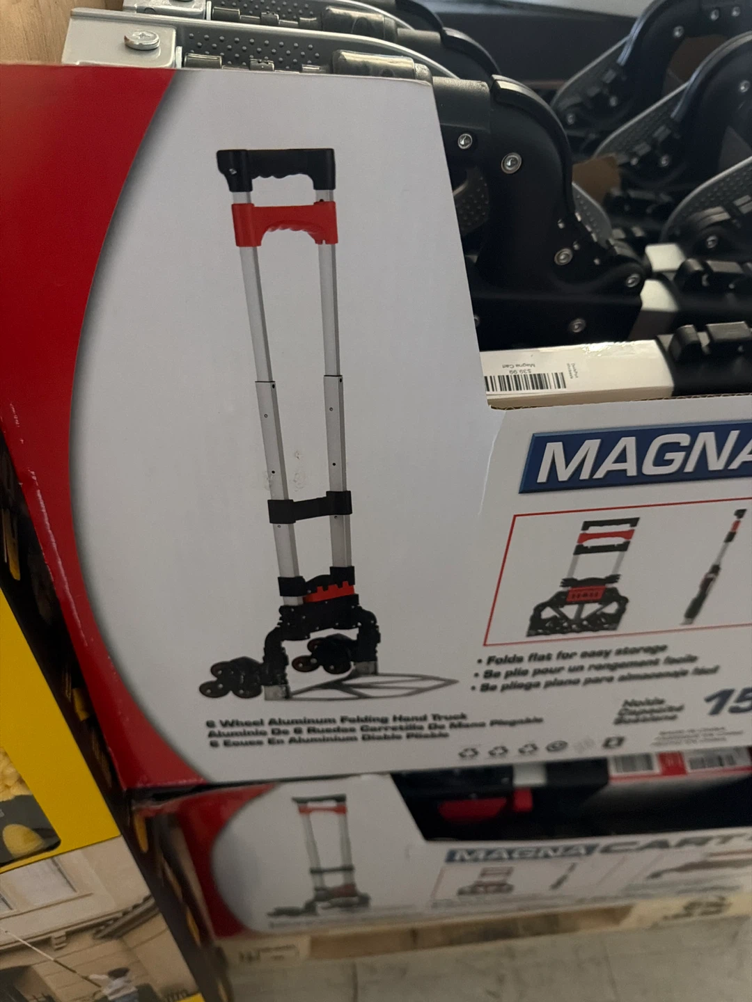 Magna Cart Plus 6 Wheel Aluminum Folding Hand Truck - photo 2