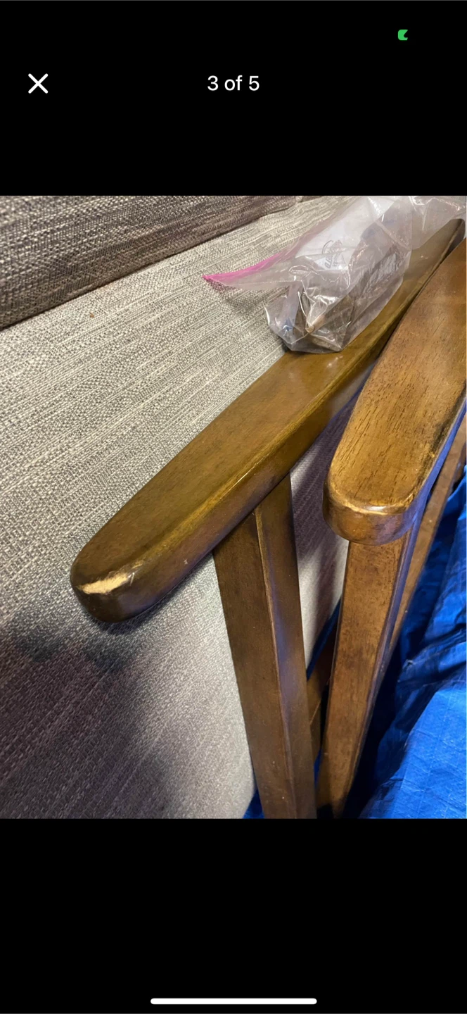 World market .Mid century sofa/sleeper. $100 firm - photo 3