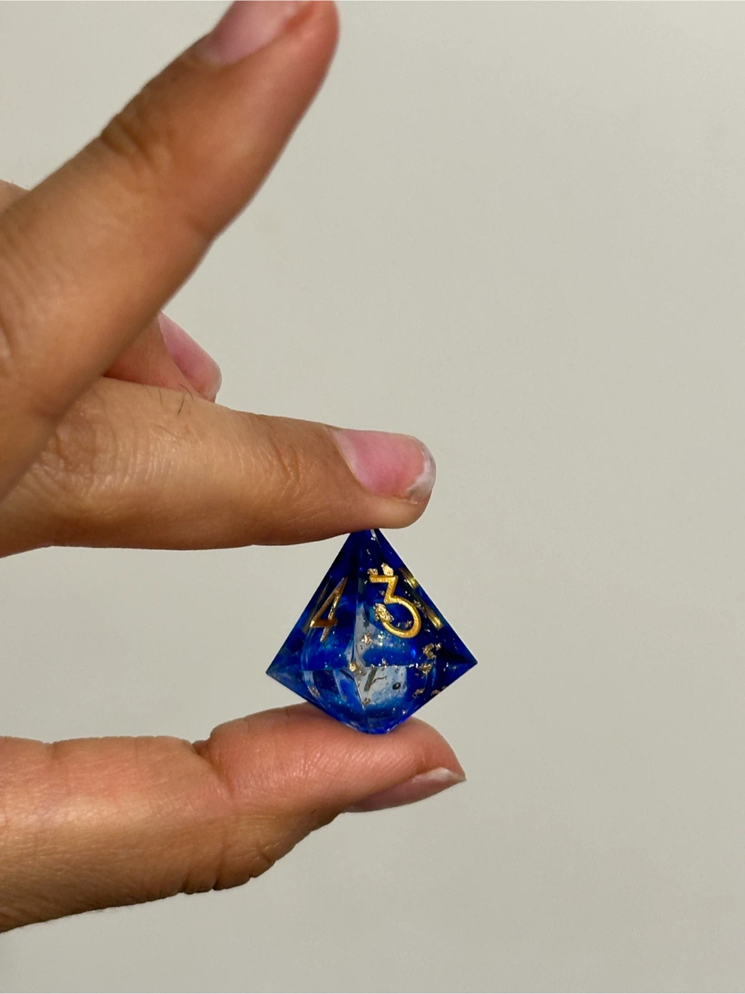 🆕 Liquid Core Dice Set x7 - Blue - photo 5