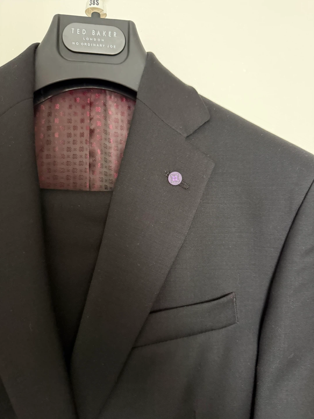 100% Wool Ted Baker Suit Size 38S - photo 5