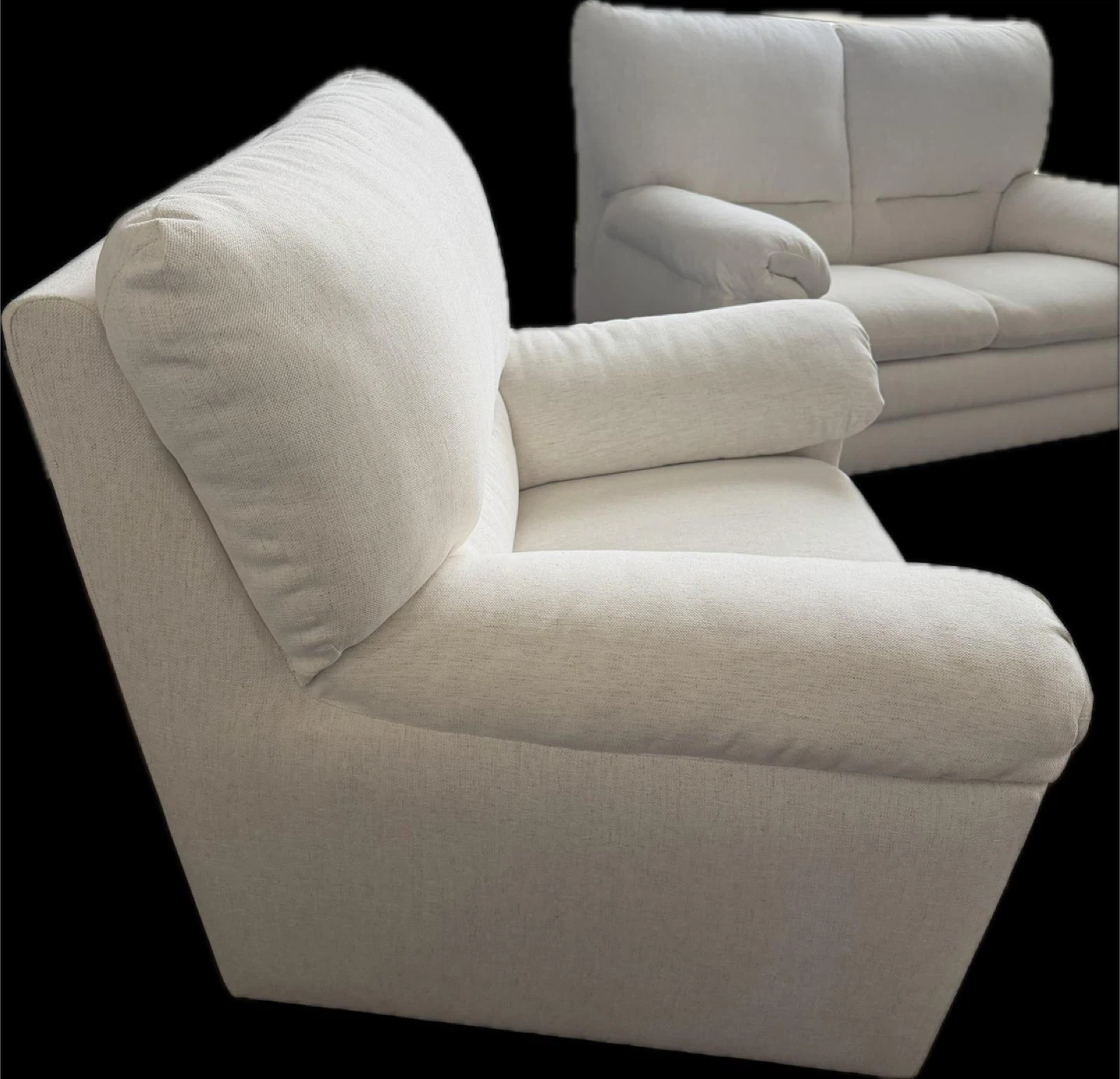 Recliner sofa cream colour - photo 5