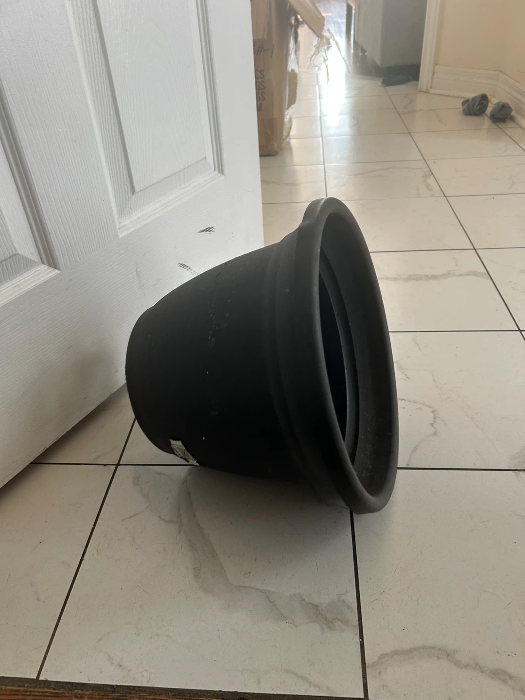 Black Plastic Planter Pot🥕 - photo 2