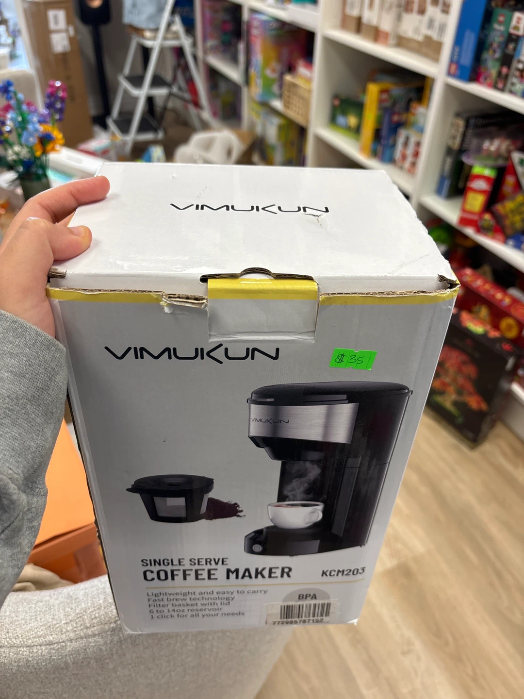 VIMUKUN Single Serve Coffee Maker KCM203