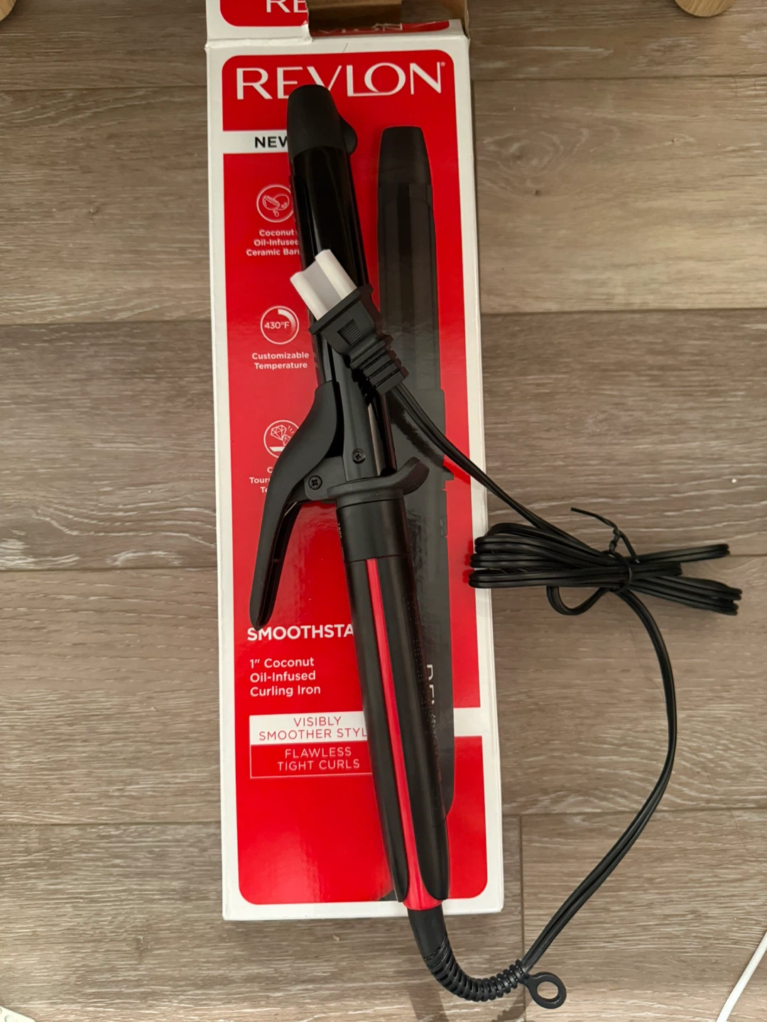 Amazon’s choice Revlon SmoothStay 1" ,curling iron - photo 2