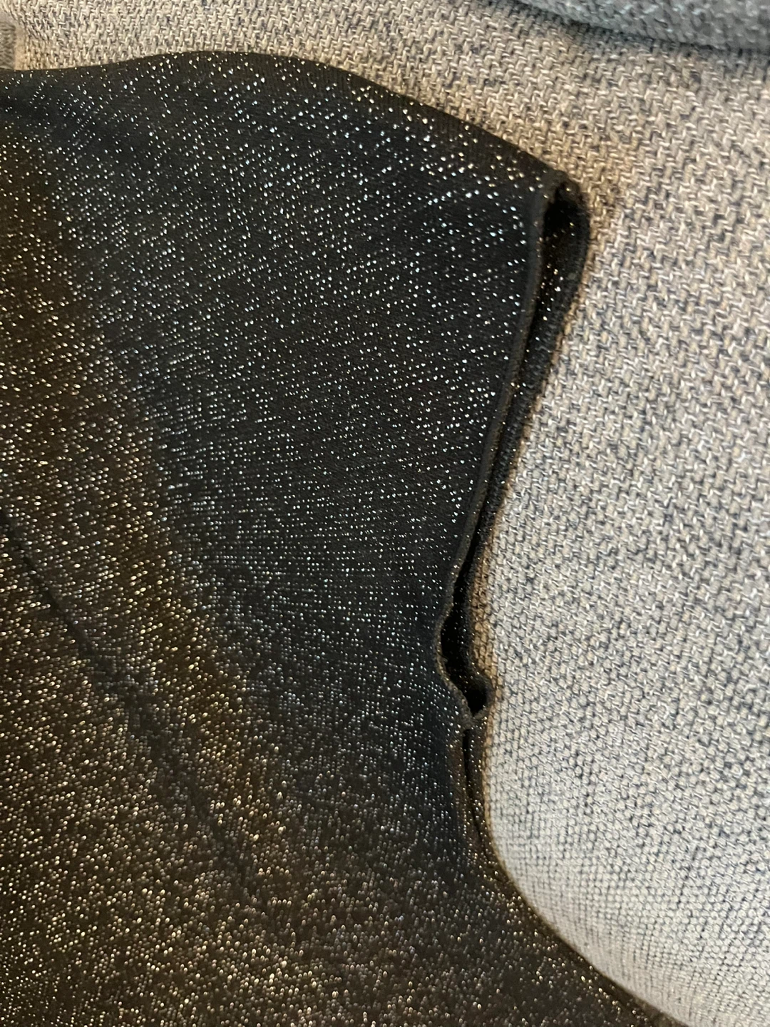 ZARA Black Sparkly Mock Neck Mini Dress - Size S - photo 4
