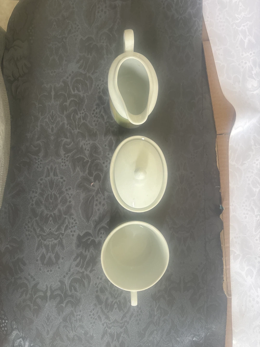 Creamer, Sugar Bowl, and Cup Set - photo 2