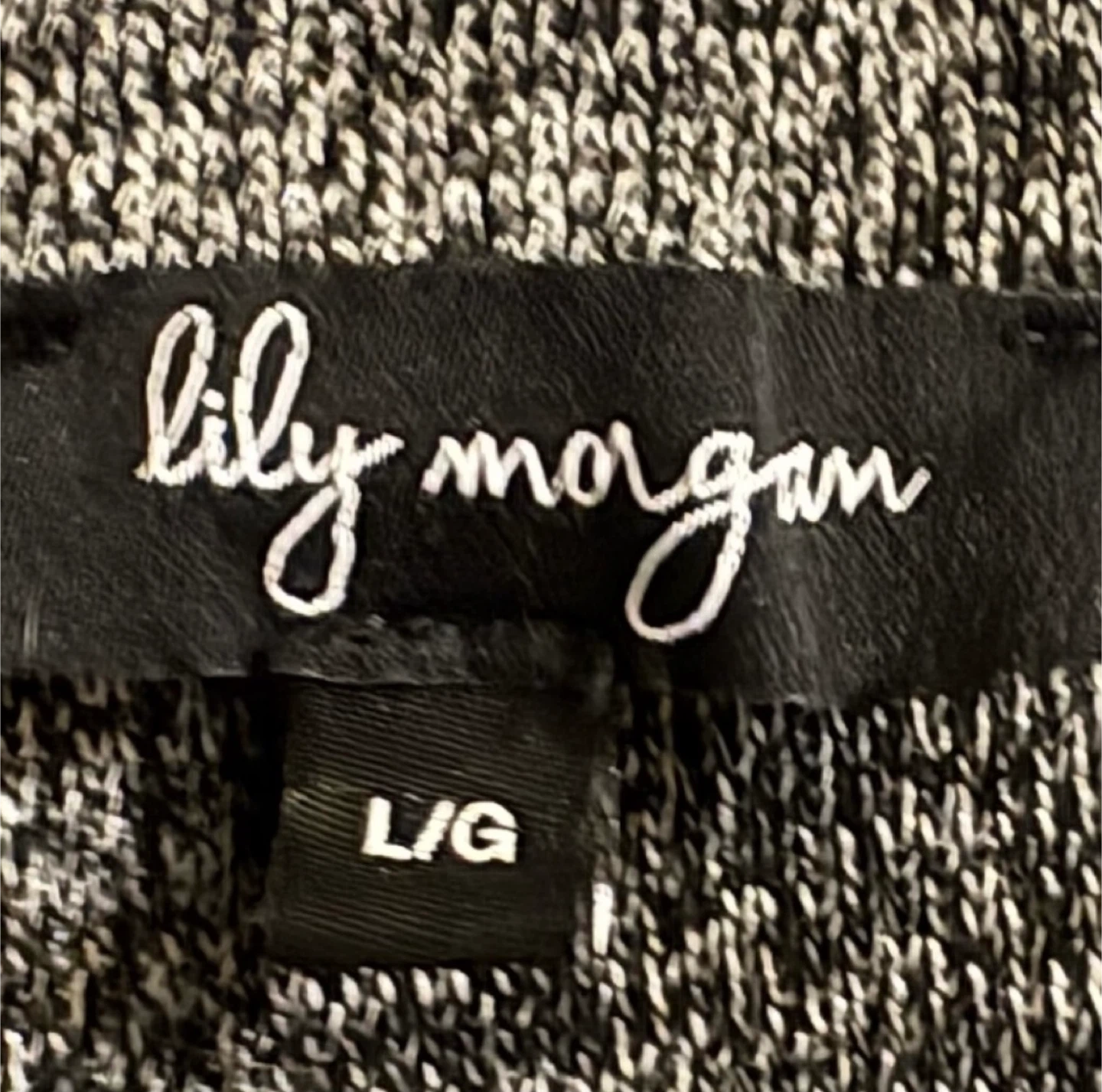 Lily Morgan Heather Gray Cropped Lounge Top – Size L - photo 2
