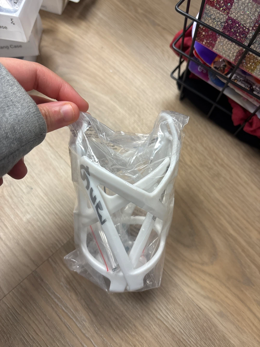 Brand New White Bicycle Water Bottle Cage