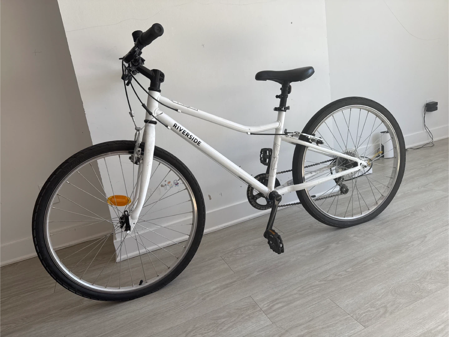 White Riverside Bicycle