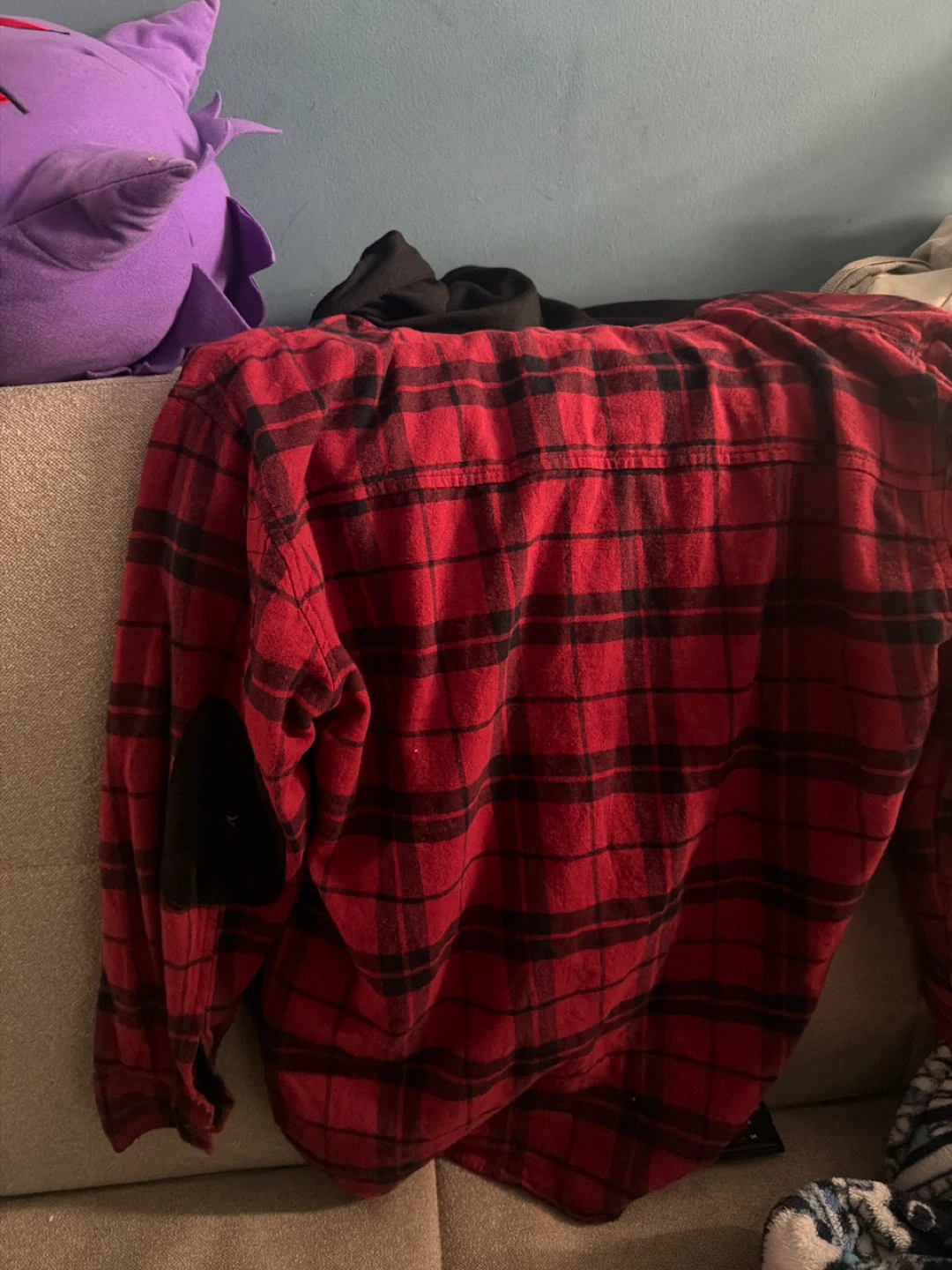 Forever 21 Red Plaid Hooded Flannel Shirt - photo 3