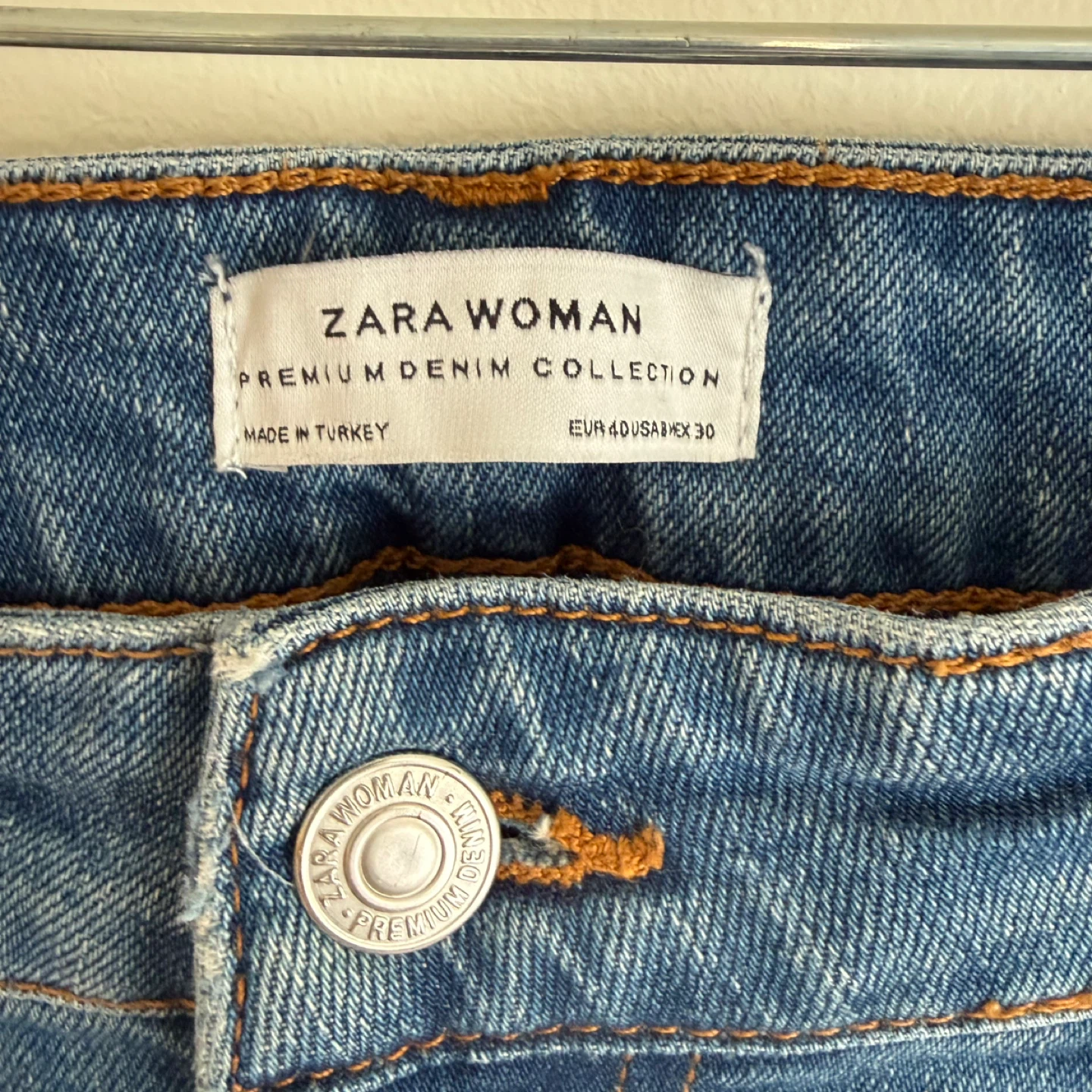 Zara Floral Embroidered Jeans - photo 4