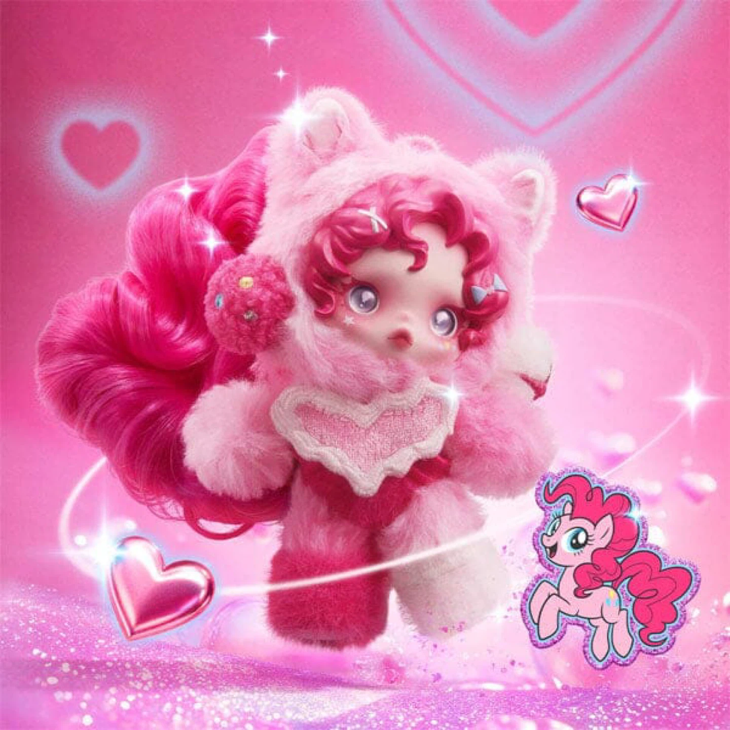Skullpanda x MLP - Pinkie Pie