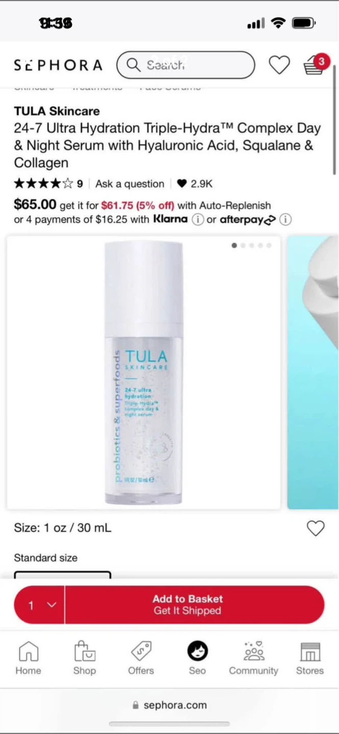 Tula Skincare 24-7 Ultra Hydration Triple-Hydra™ Complex - photo 2