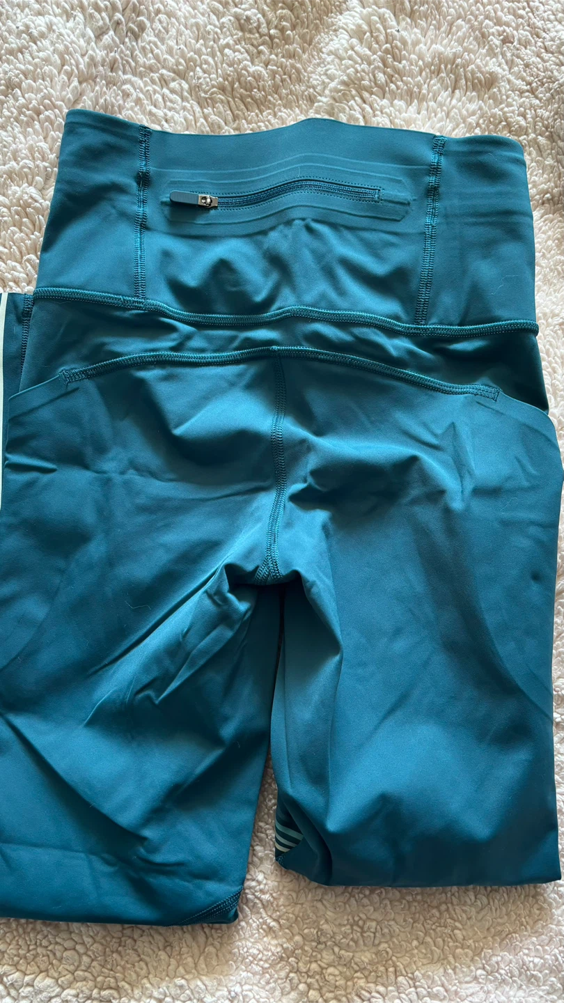 Lululemon Teal Leggings with Stripes - photo 3