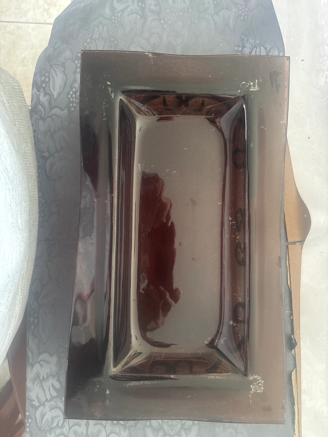 Decorative Serving Tray with Ornate Stand - photo 2