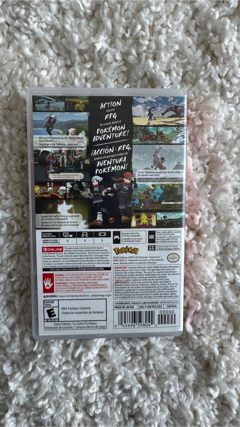 Nintendo Switch Pokemon Legends: Arceus Game - photo 2