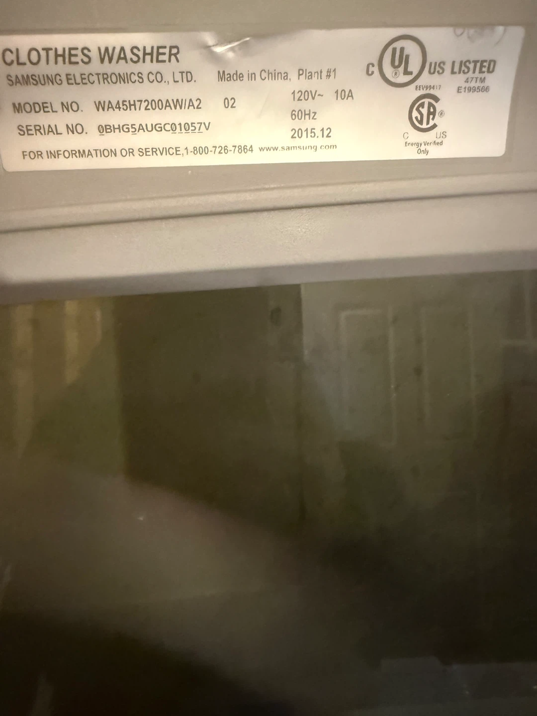 Samsung WA45H7200AW/A2 Top Load Washer - photo 3