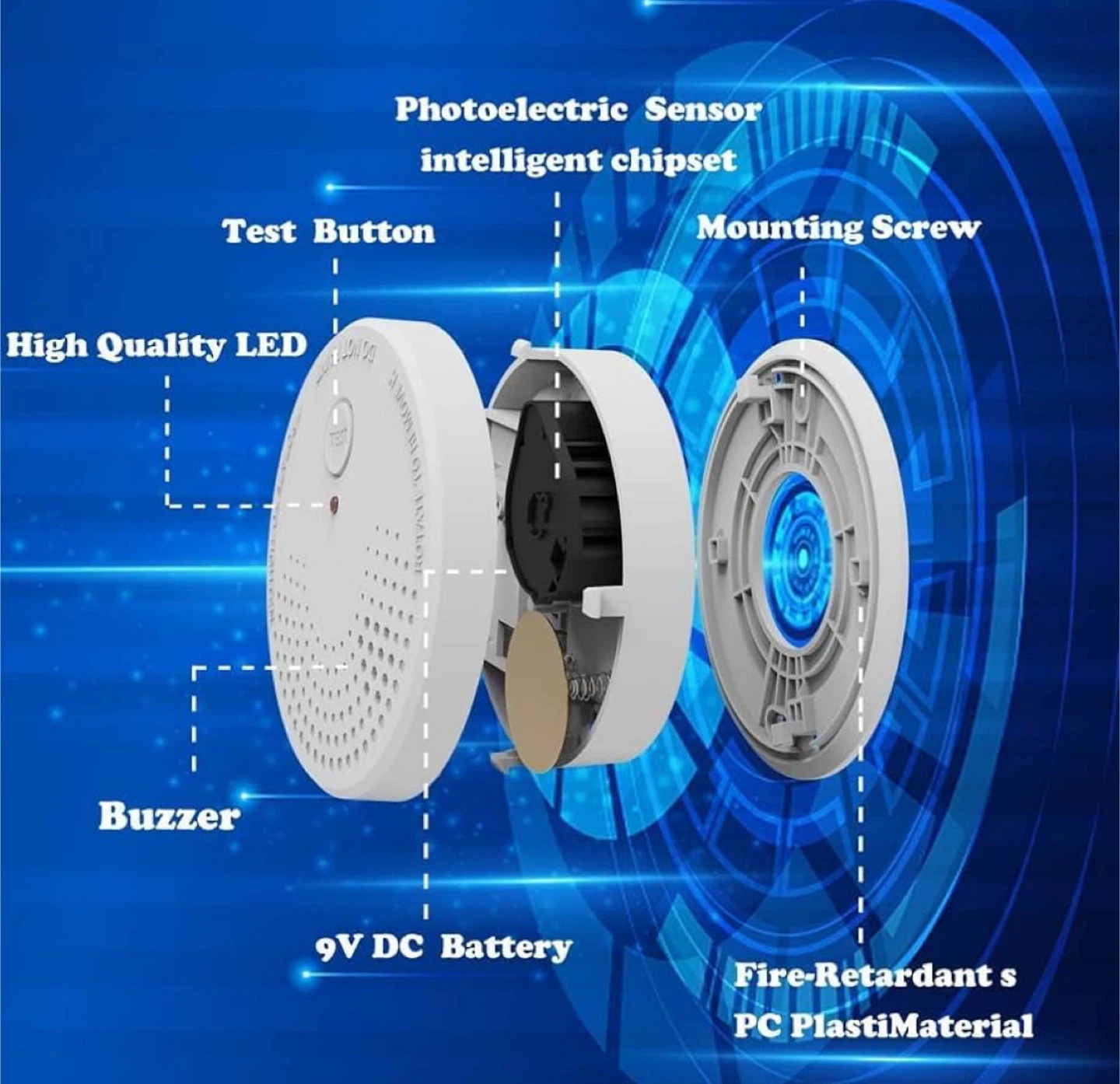 Smoke Alarm Detector- 4 pack - photo 5