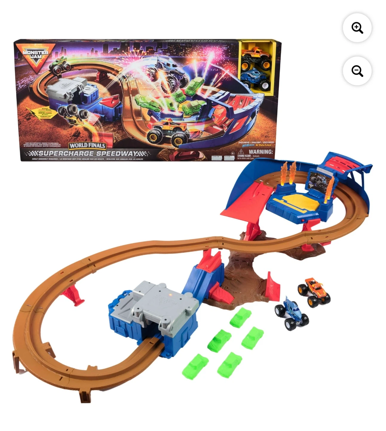 Monster Jam World Finals Supercharge Speedway Playset - photo 2